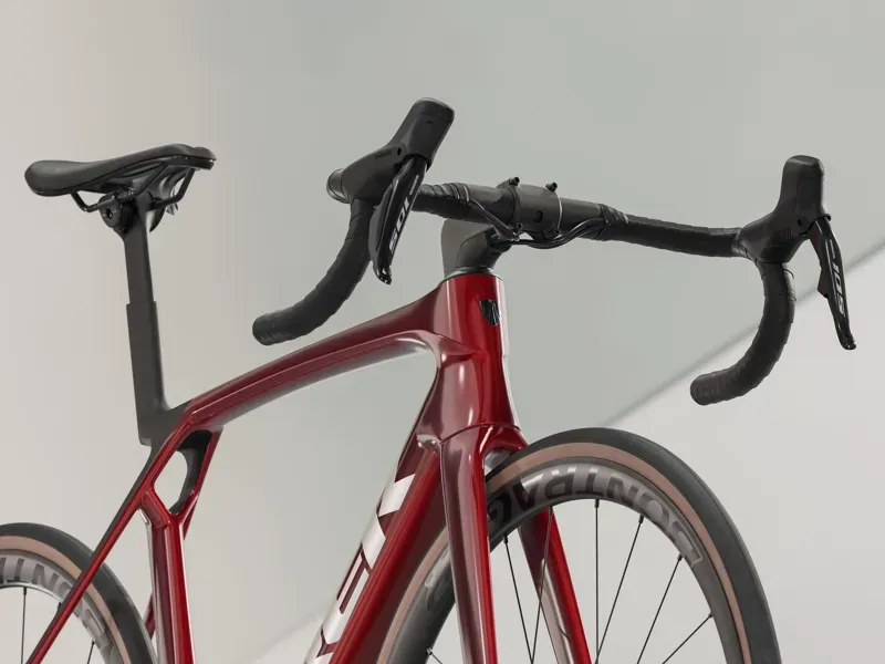 2025 Trek Madone SL 6 Carbon Road Bike in Crimson Red-4