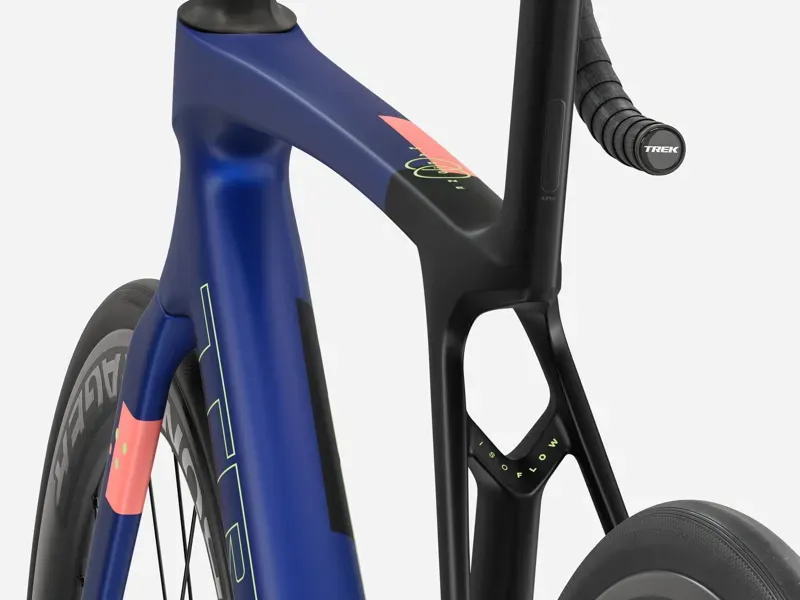 Trek Madone SL 6 Gen 8 Road Bike in Matte Cobalt Blue/Trek Black/Living Coral-3
