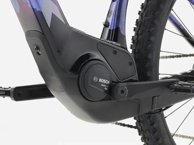 Ex-Display Trek Marlin+ 8 E-Mountain Bike in Purple Flip/Black Fade-4