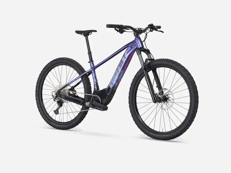 Ex-Display Trek Marlin+ 8 E-Mountain Bike in Purple Flip/Black Fade-1