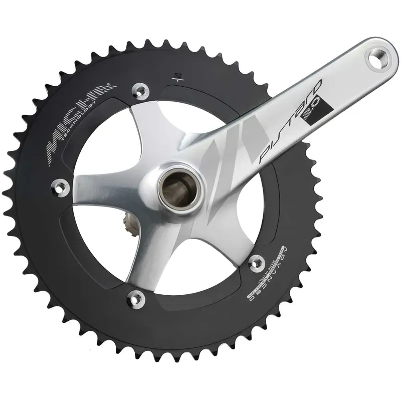 Miche Pistard 2.0 Track Bike Chainset in Silver