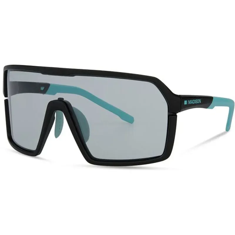 Madison Crypto Cycling Sunglasses Matte Black Frame Photochromic Lens