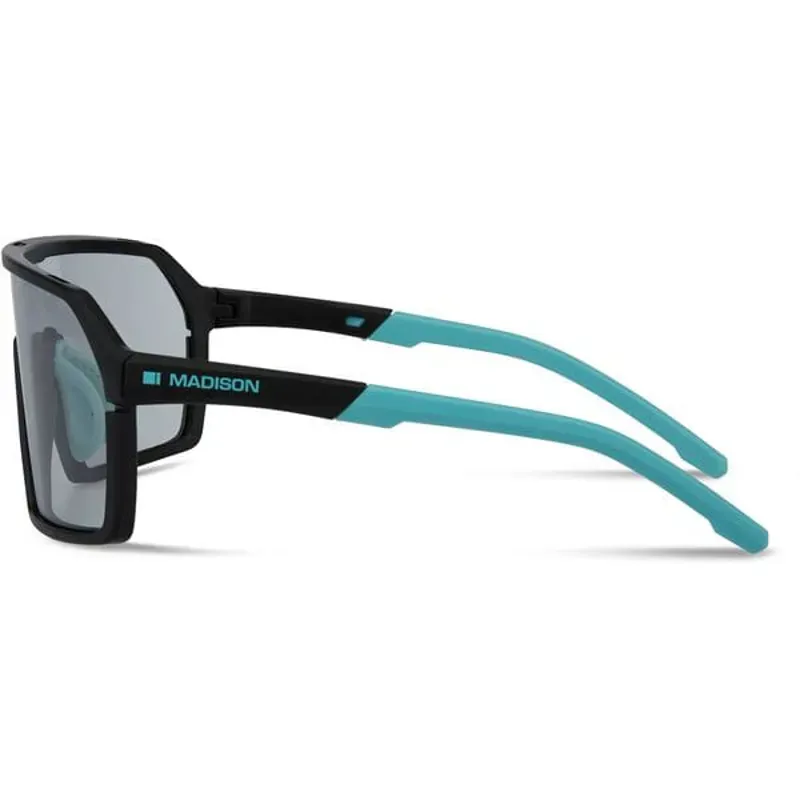 Madison Crypto Cycling Sunglasses Matte Black Frame Photochromic Lens-1