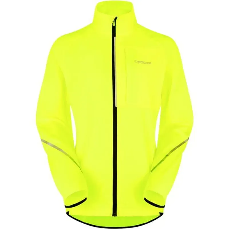 Madison Women's Freewheel Packable Cycling Jacket in Hi-Viz Yellow
