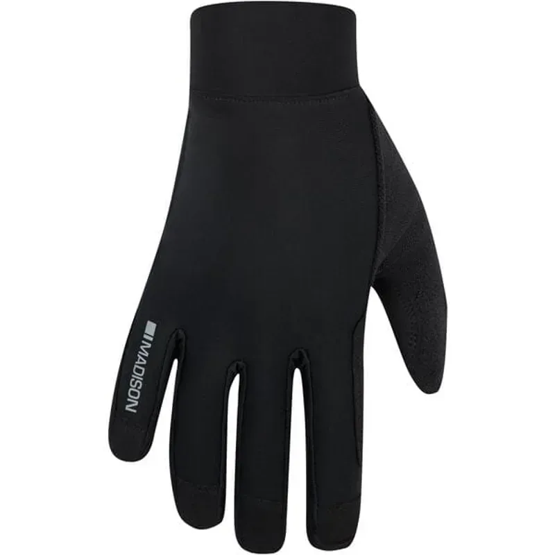 Madison DTE 4 Season DWR Full Finger Cycling Gloves In Black