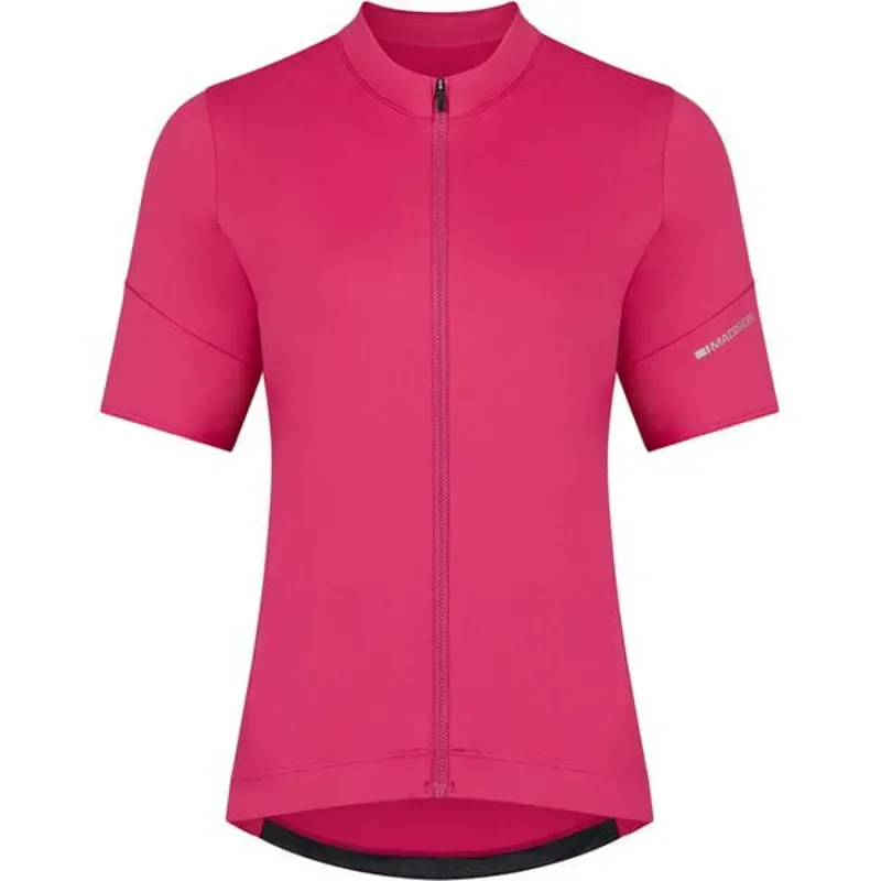 Madison Flux Women's Short Sleeve Road Cycling Jersey In Pink