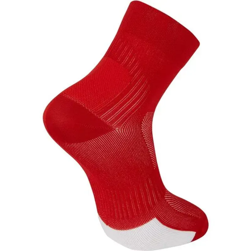 Madison Flux Performance Road Cycling Sock In True Red-1