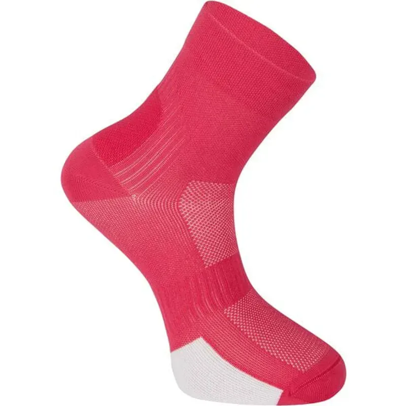 Madison Flux Performance Road Cycling Sock In Magenta Pink