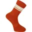 Madison Roam Isoler Cycling Crew Sock In Rust Orange
