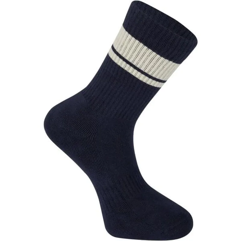 Madison Roam Isoler Cycling Crew Sock In Ink Navy