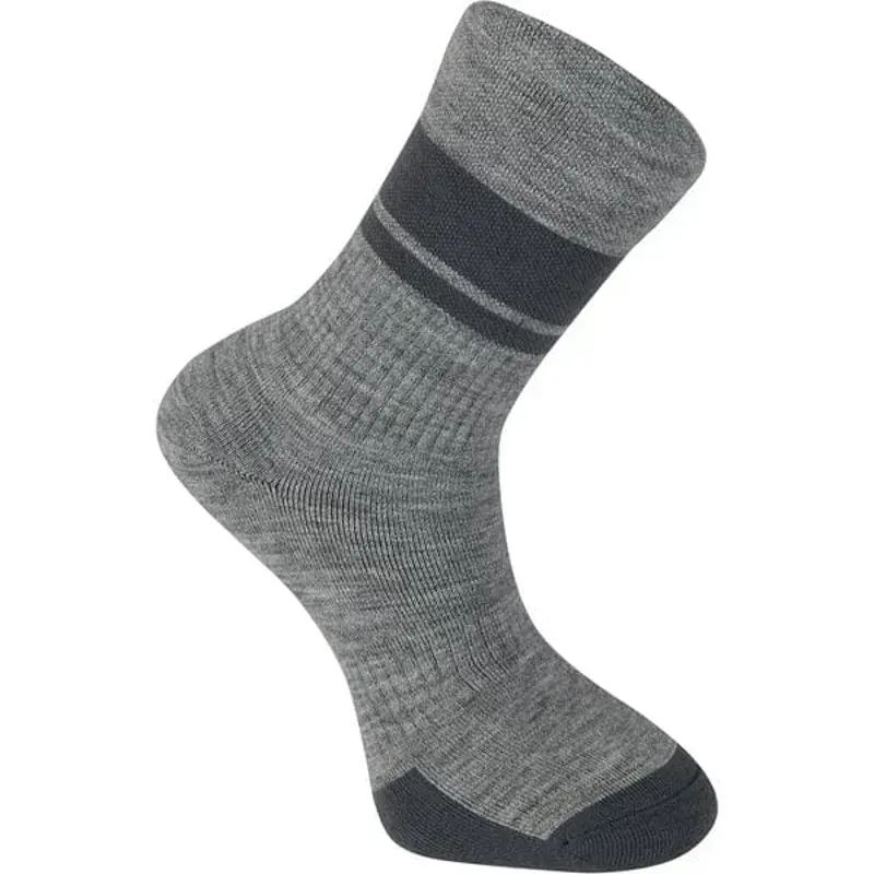 Madison DTE Isoler Merino Winter Cycling Sock In Grey Marl