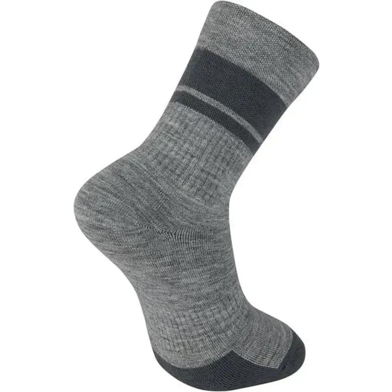 Madison DTE Isoler Merino Winter Cycling Sock In Grey Marl-1