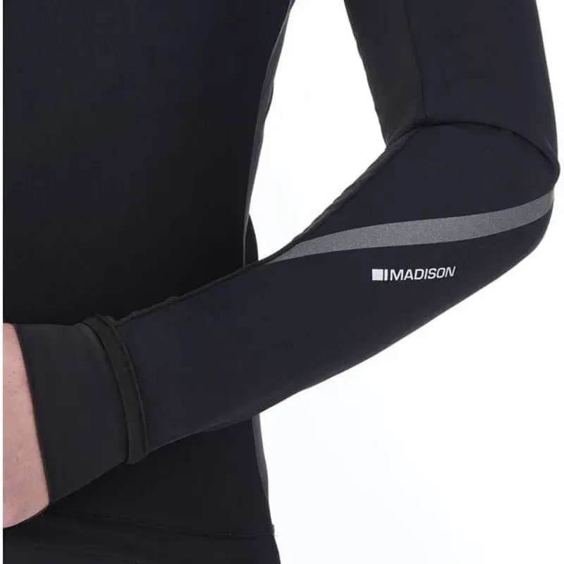 Madison DTE Men's Isoler Thermal Long Sleeve Cycling Jacket In Black-4