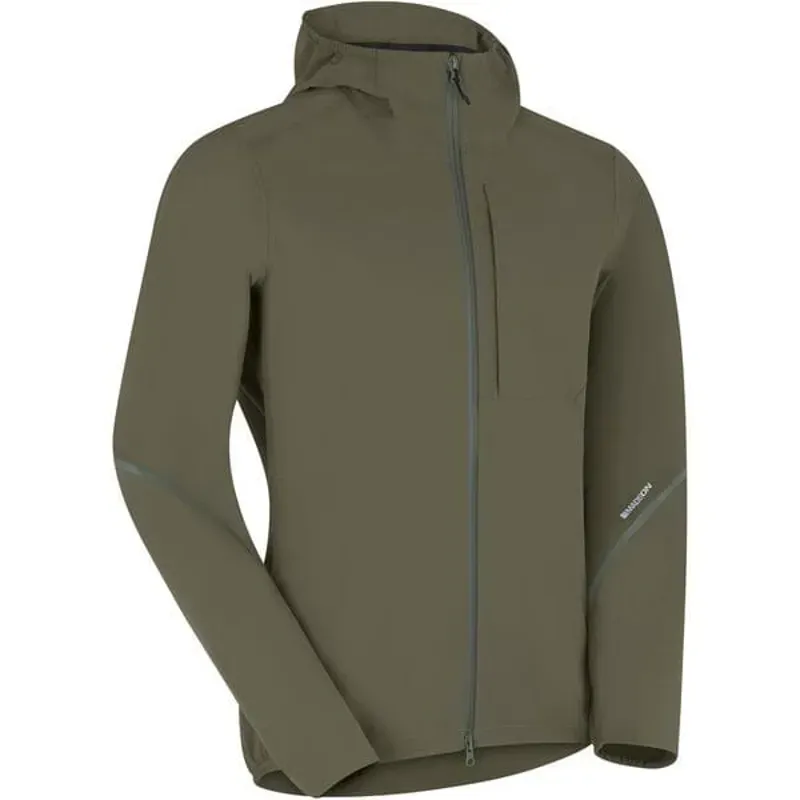 Madison Roam Men's 2-Layer Waterproof Cycling Jacket In Midnight Green-1