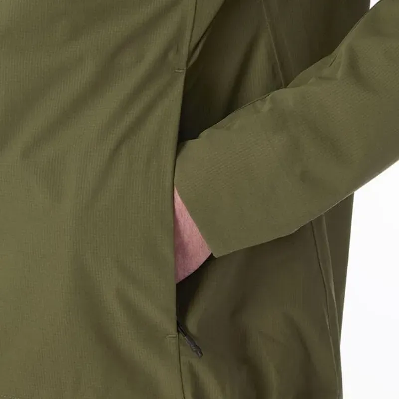 Madison Roam Men's 2-Layer Waterproof Cycling Jacket In Midnight Green-3