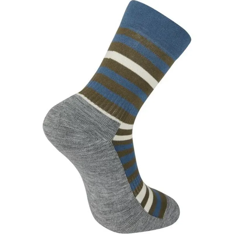 Madison Roam Isoler Merino 4 Season Cycling Sock In Slate Blue/Grey-1