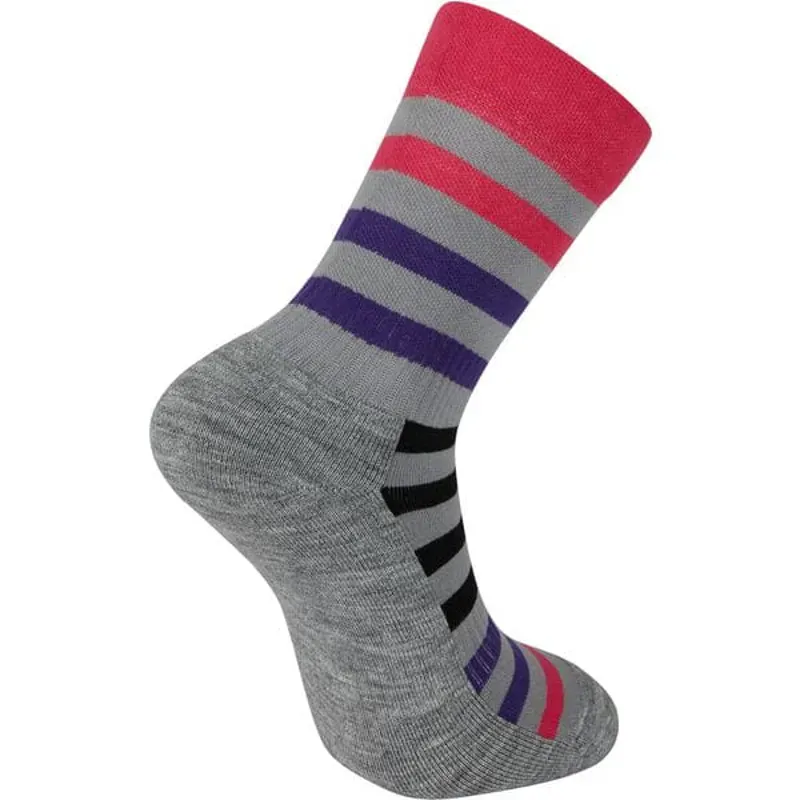 Madison Roam Isoler Merino 4 Season Cycling Sock In Pink-1