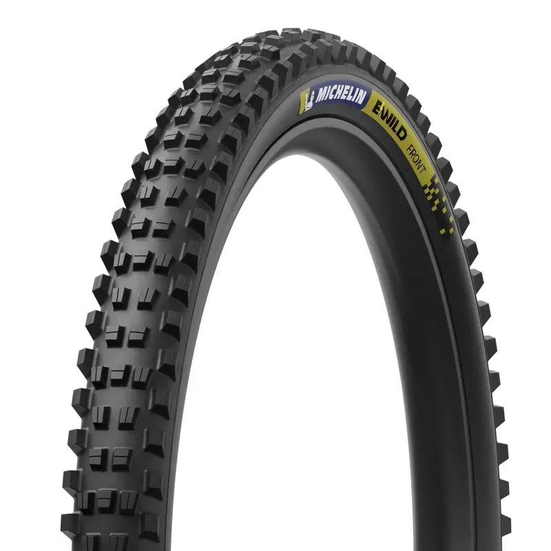 Michelin E-Wild Front Racing Line Tyre in Black-4