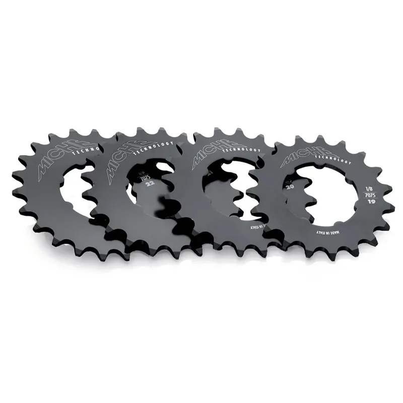 Miche 1/8 Fixed Sprocket with Carrier in Black