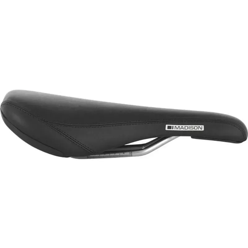 Madison Flux Junior Kids Saddle Black 130 mm x 240 mm-1