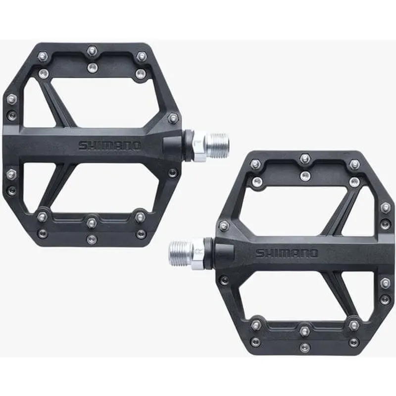 Shimano GR400 MTB Flat Pedals Black Pair-3