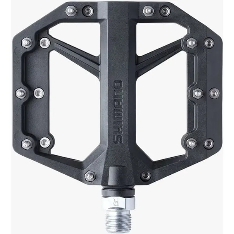 Shimano GR400 MTB Flat Pedals Black Pair-4