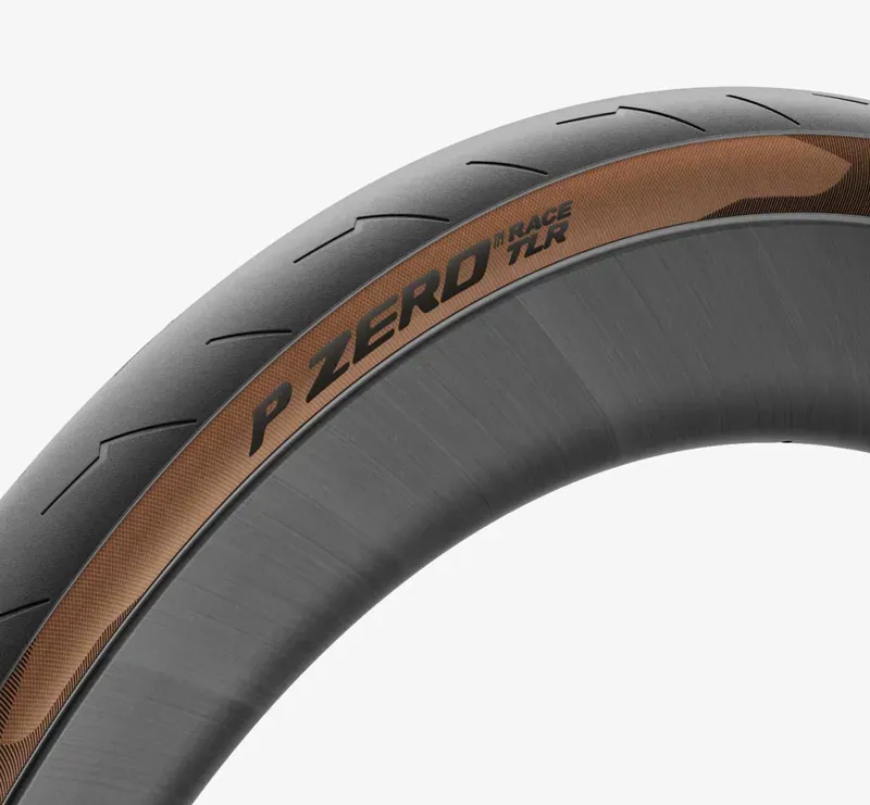 Pirelli P Zero Race TLR Tubeless Road Tyre Classic Tanwall 700c-5