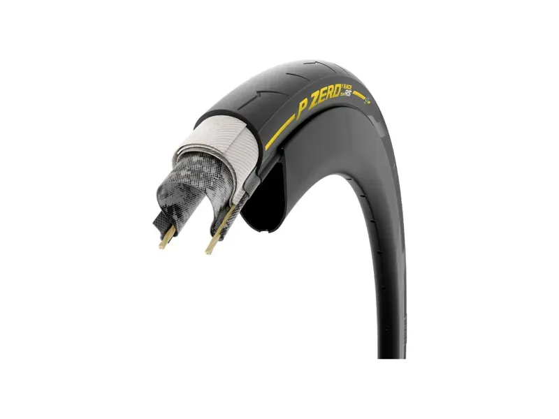 Pirelli PZero RC TLR RS Team Edition Road Tyre 700x28mm Black Yellow-3