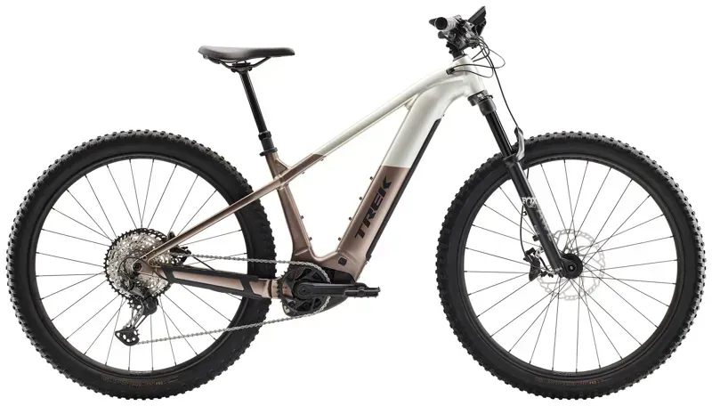 2026 Trek Powerfly+ 8 Gen 5 E-Mountain Bike In Lunar Silver/Bronze Age