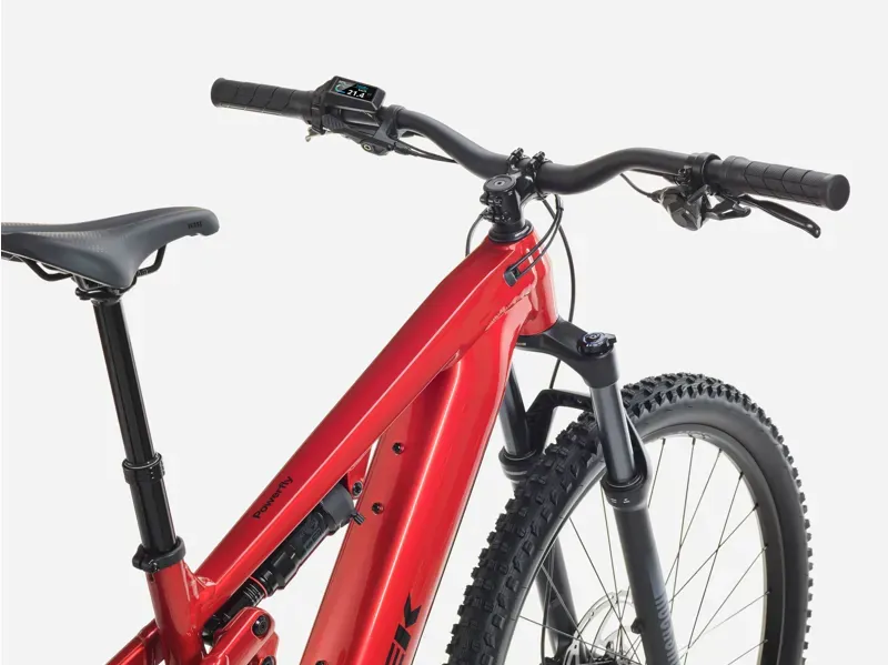 Trek Powerfly+ FS 4 800 eMountain Bike in Fury Red/Dark Star Gloss-2