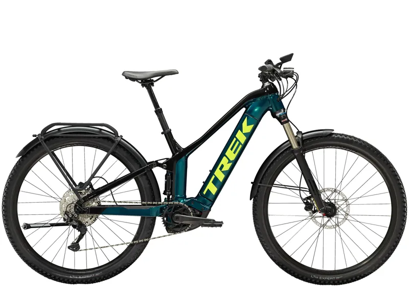 2022 Trek Powerfly FS 4 Equipped eMountain Bike in Dark Aquatic/Black