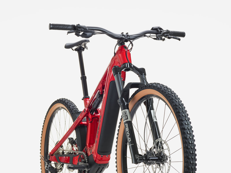 Trek Powerfly+ FS 5 Gen 4 eMountain Bike in Fury Red-3