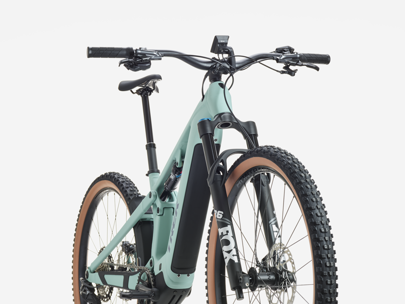 Trek Powerfly FS+ 8 eMountain Bike in Blue Sage/Catalina Fog-3