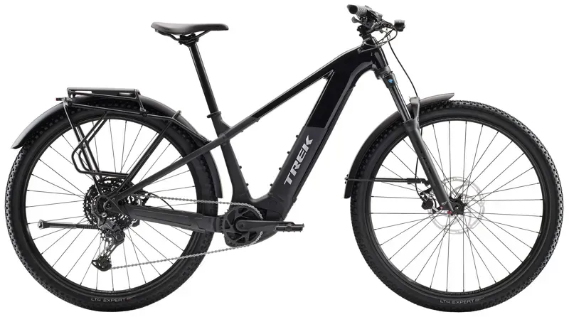 2026 Trek Powerfly+ 4 EQ Equipped E-MTB in Dark Star Dark Web Black