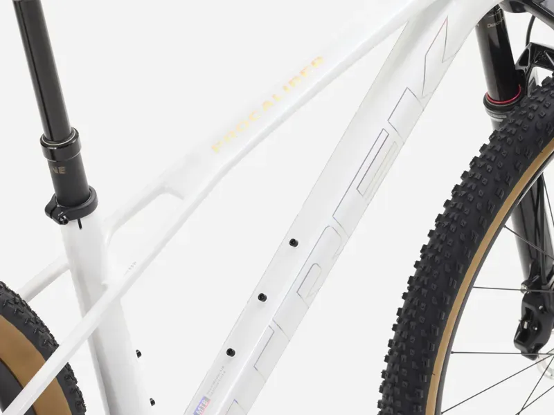 Trek Procaliber 9.7 Gen 3 XC Mountain Bike in Crystal White-4