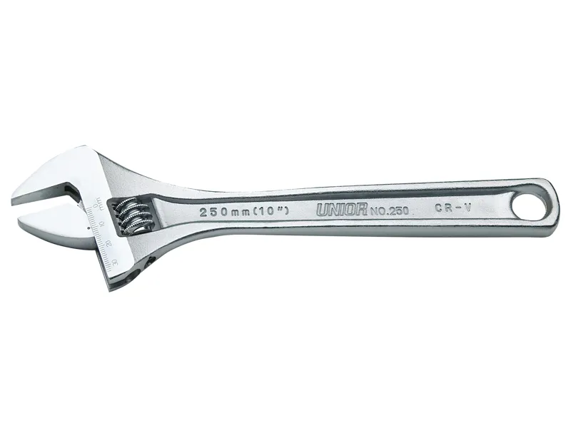 Unior Tools 250mm Adjustable Wrench 0-30mm