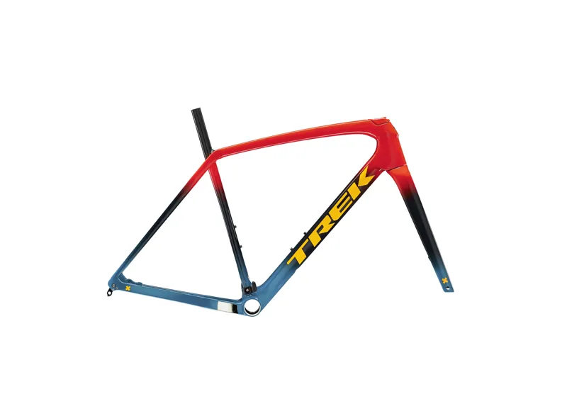 Trek Boone Disc Frameset in Red Navy Teal