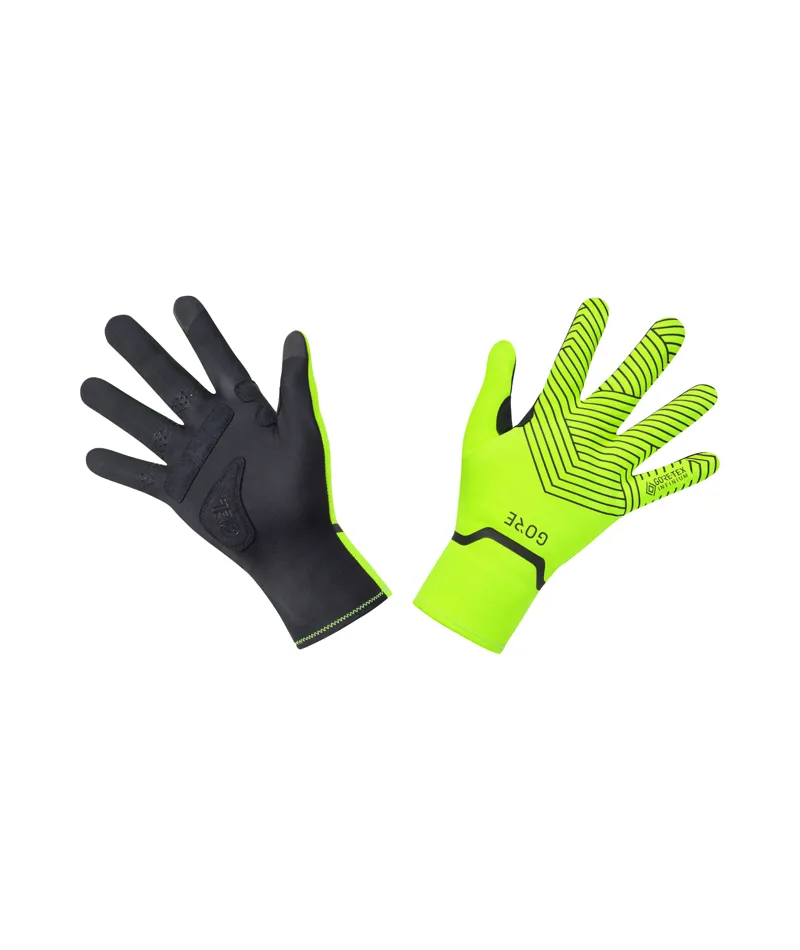 Gorewear C3 WINDSTOPPER Stretch Mid Cycling Gloves Neon Yellow