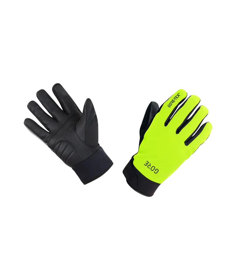 Gorewear C5 GORE-TEX Waterproof Breathable Thermo Cycling Gloves Neon