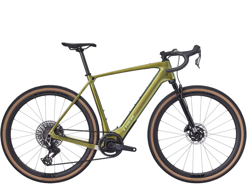 2026 Trek Checkpoint+ SL 7 AXS Electric Gravel Bike in Chameleon Green