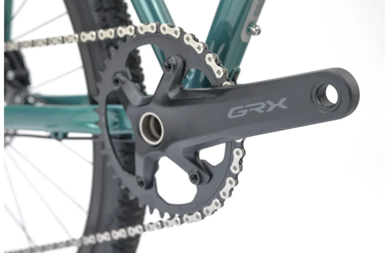 2025 Genesis Croix De Fer 40 Steel Gravel Bike in Green-3