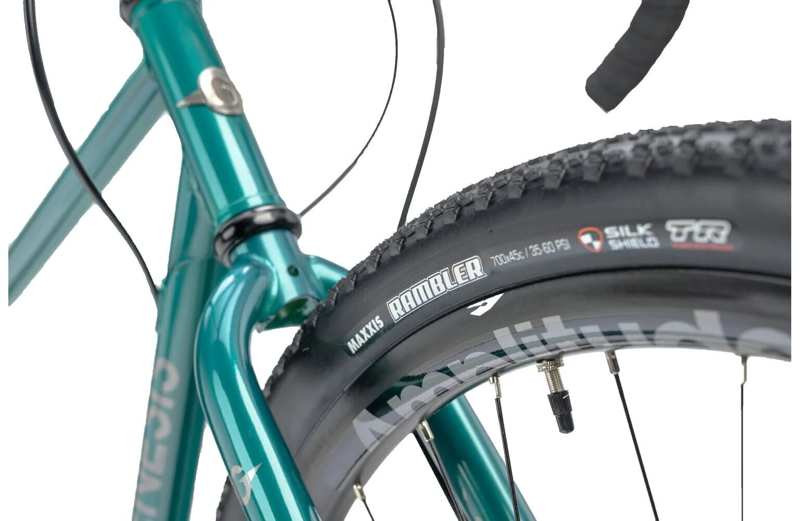 2025 Genesis Croix De Fer 40 Steel Gravel Bike in Green-5