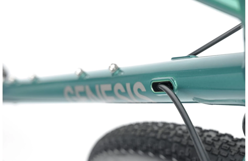 2025 Genesis Croix De Fer 40 Steel Gravel Bike in Green-4