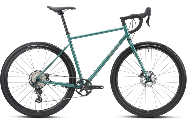 2025 Genesis Croix De Fer 40 Steel Gravel Bike in Green