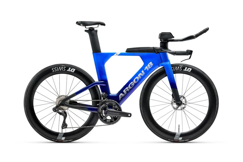 Argon 18 E119 Tri+ Disc Ultegra Di2 Carbon Triathlon Bike Vivid Blue 