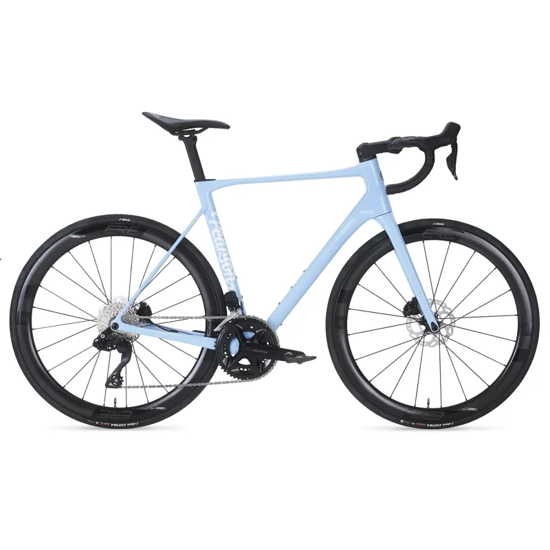 Pearson Forge Shimano 105 Carbon Road Bike in Blue Ere Omnia wheels