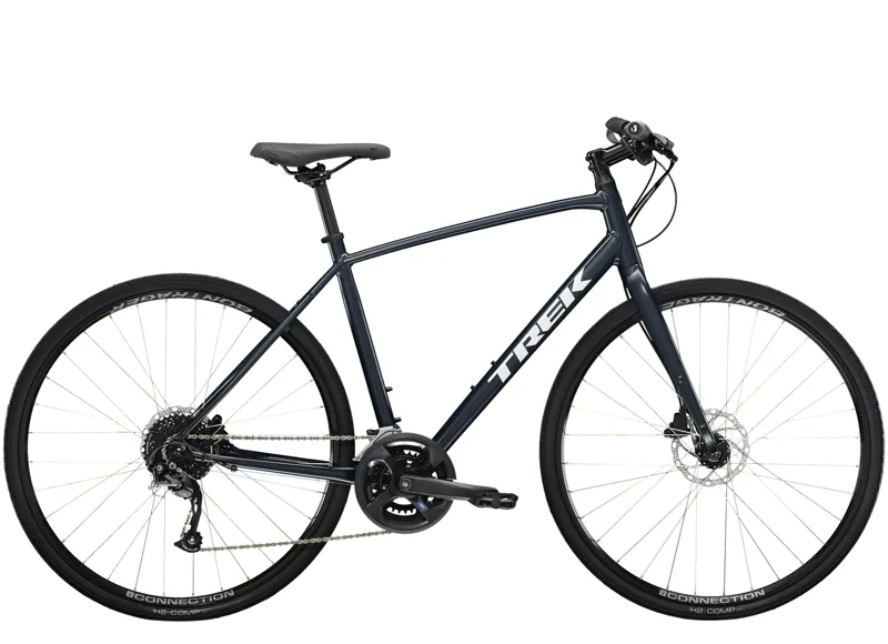 Trek FX 2 Disc Hybrid Bike in Nautical Navy