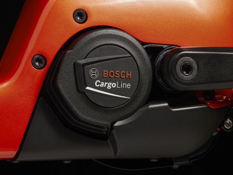 Trek Fetch+ 4 Electric Cargo Bike in Lava red-2