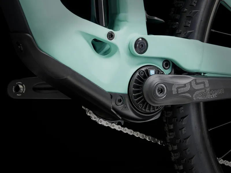 Trek FUEL EXe 5 Deore Electric Mountain Bike in Blue Sage-1