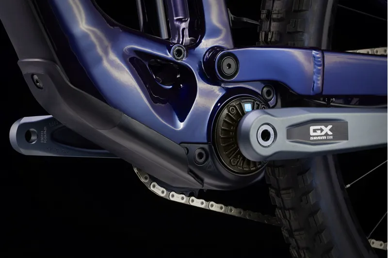 Trek FUEL EXe 8 GX AXS Electric Mountain Bike Rage Red Deep Dark Blue -1